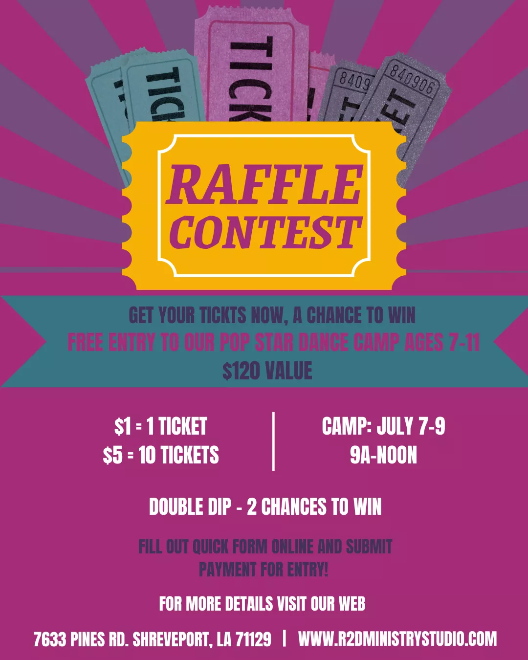 Dance Camp Raffle image