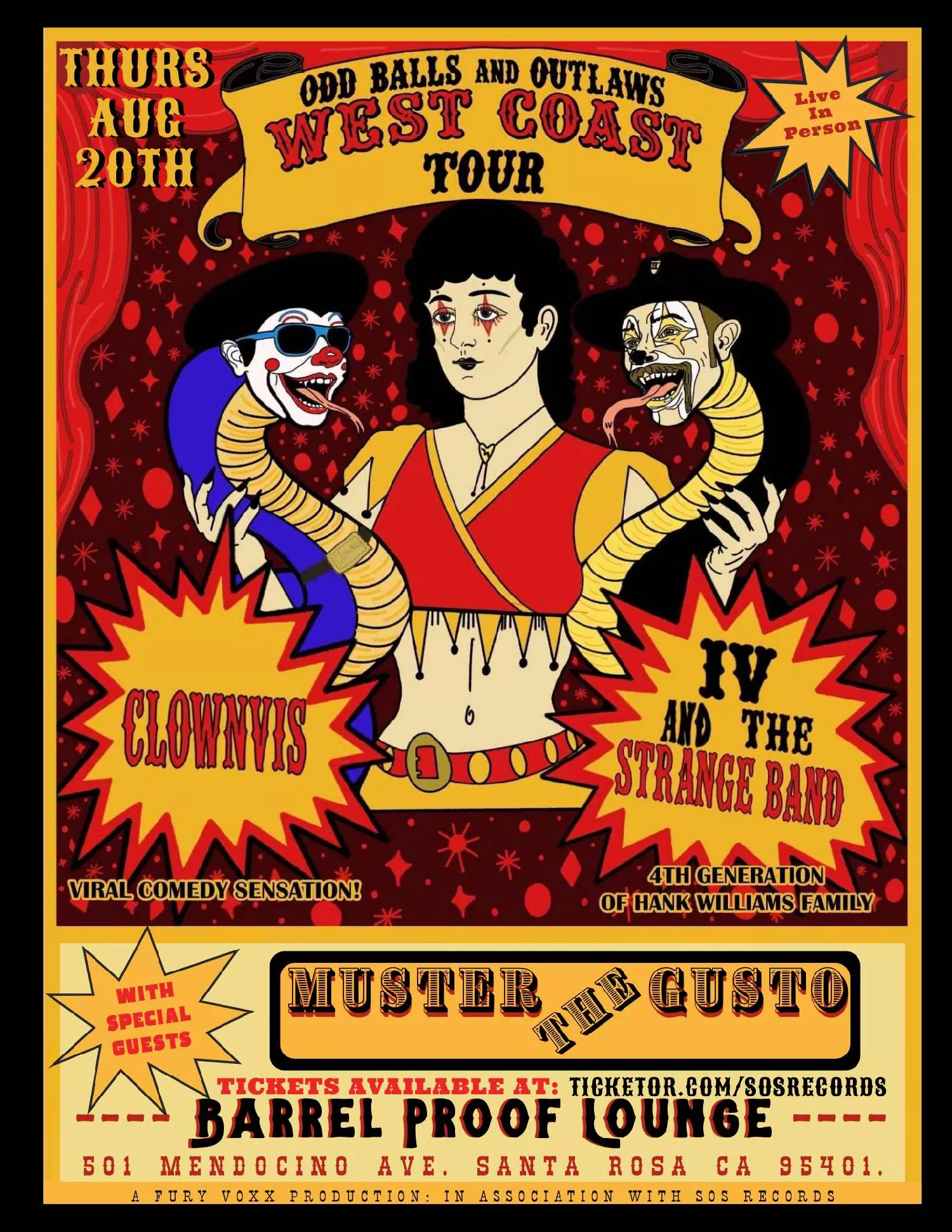 IV & The Strange Band + Clownvis image
