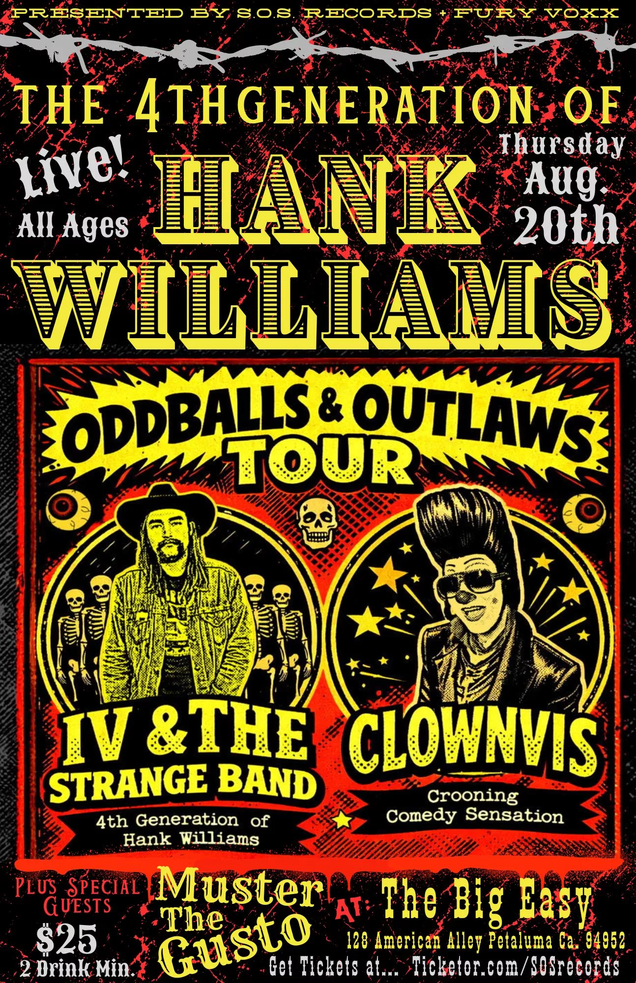 IV & The Strange Band + Clownvis All Ages image