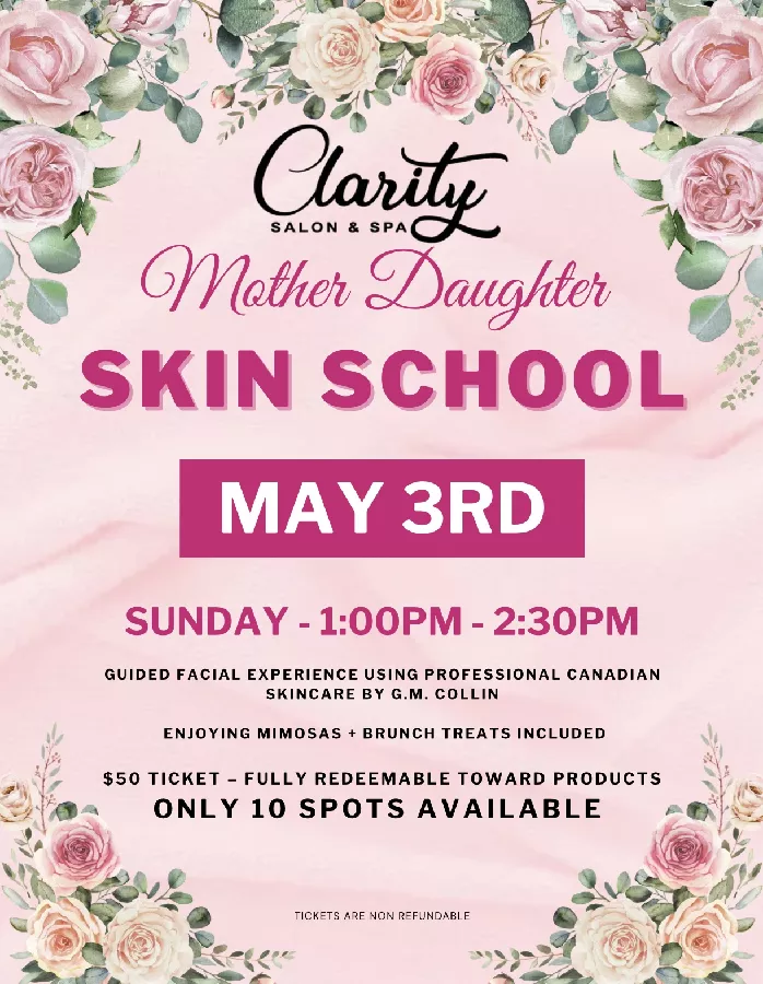 Get Information and buy tickets to Mothers Day G.M Collin Event  on Clarity Salon and Spa