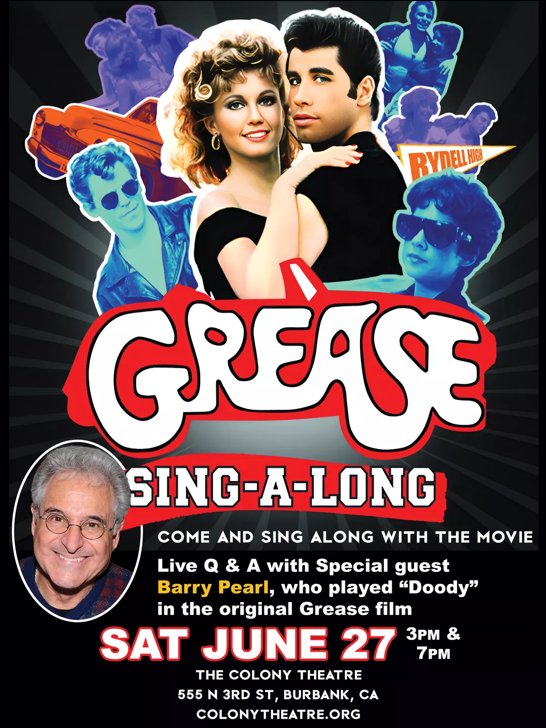Grease Movie Sing‑Along at The Colony Theatre image