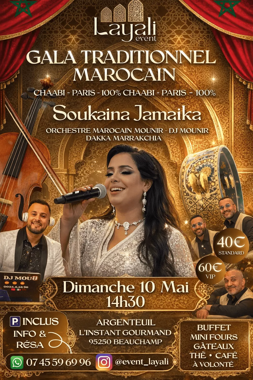 Gala traditionnel Marocain - 100% Chaabi image
