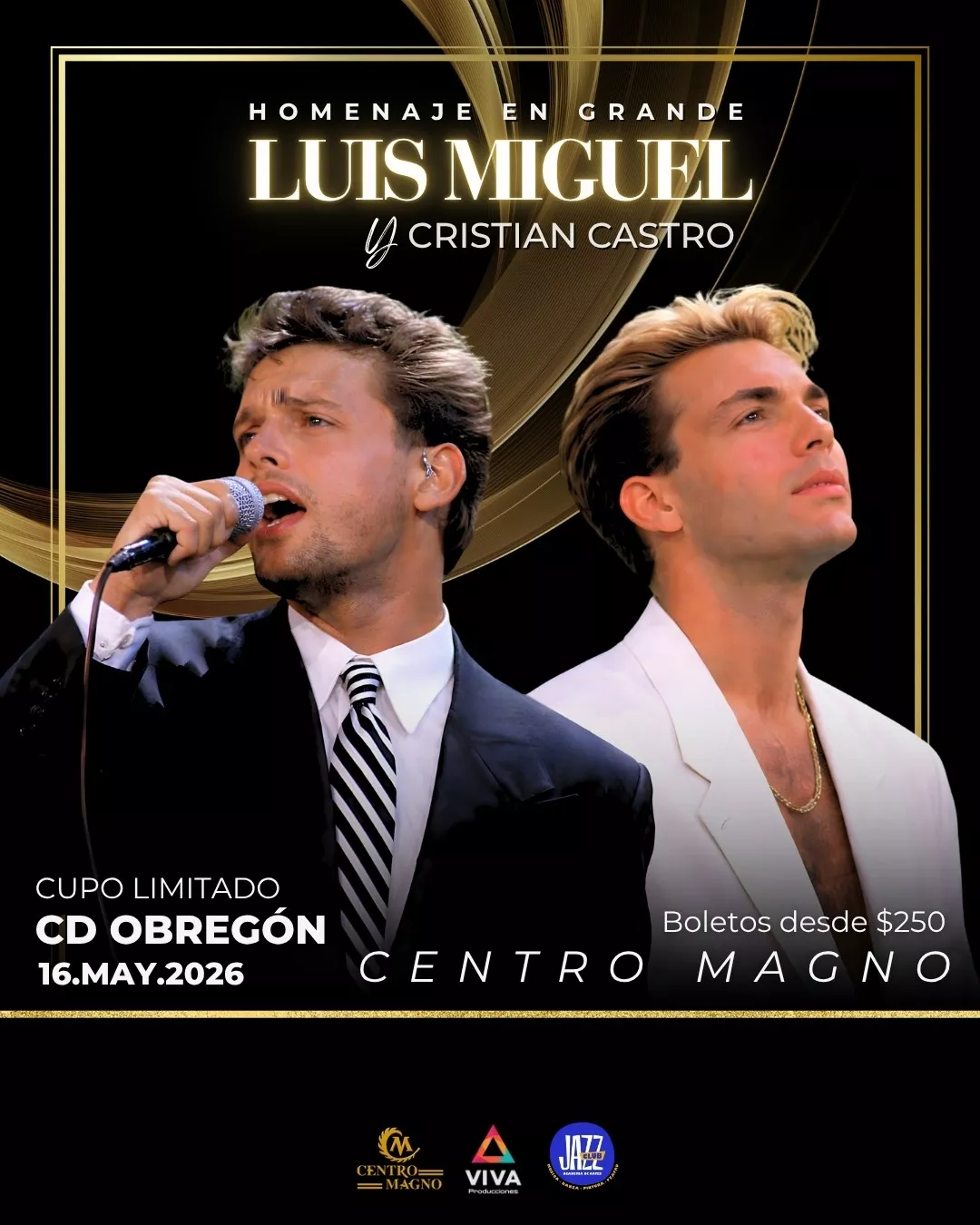 Homenaje en Grande: Luis Miguel & Cristian Castro image