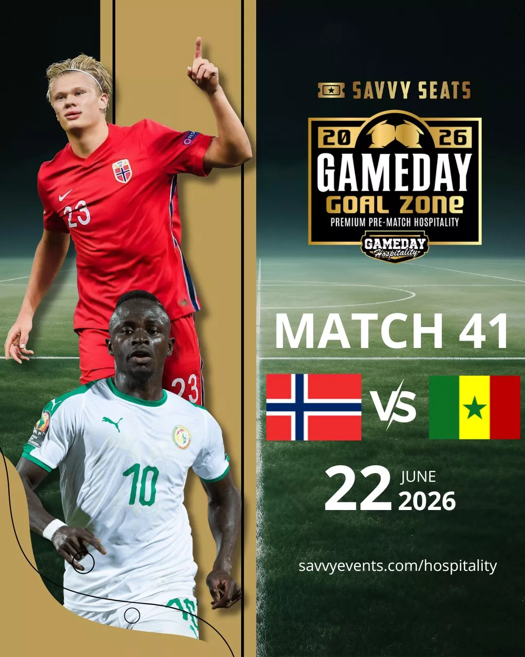 2026 Savvy Seats Gameday Goal Zone image