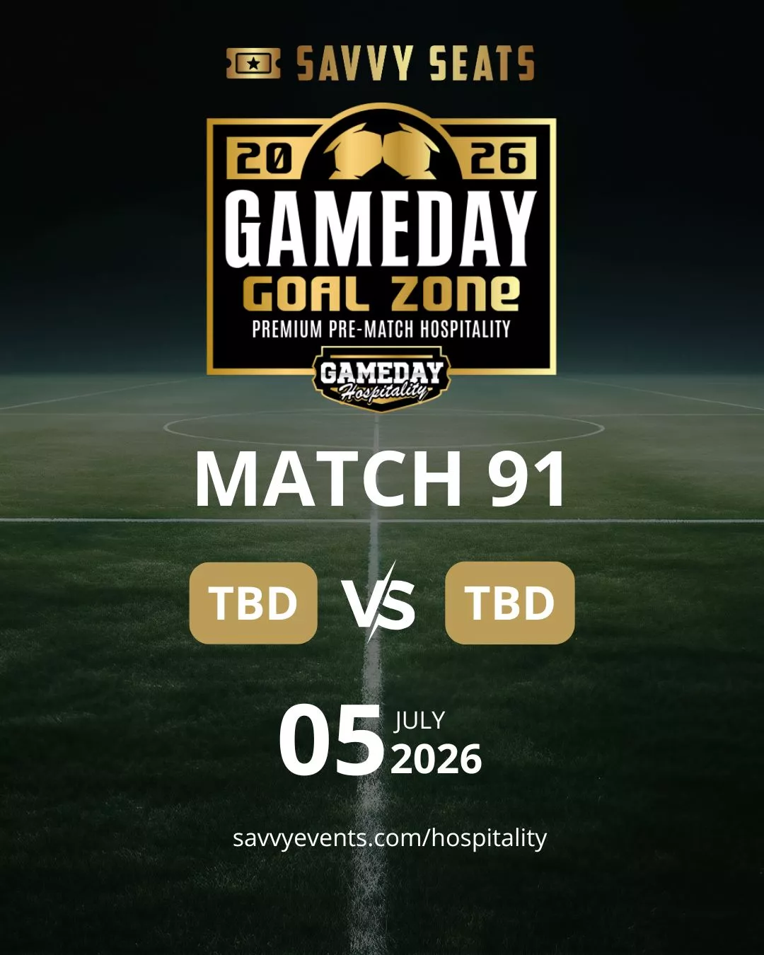 2026 Savvy Seats Gameday Goal Zone image