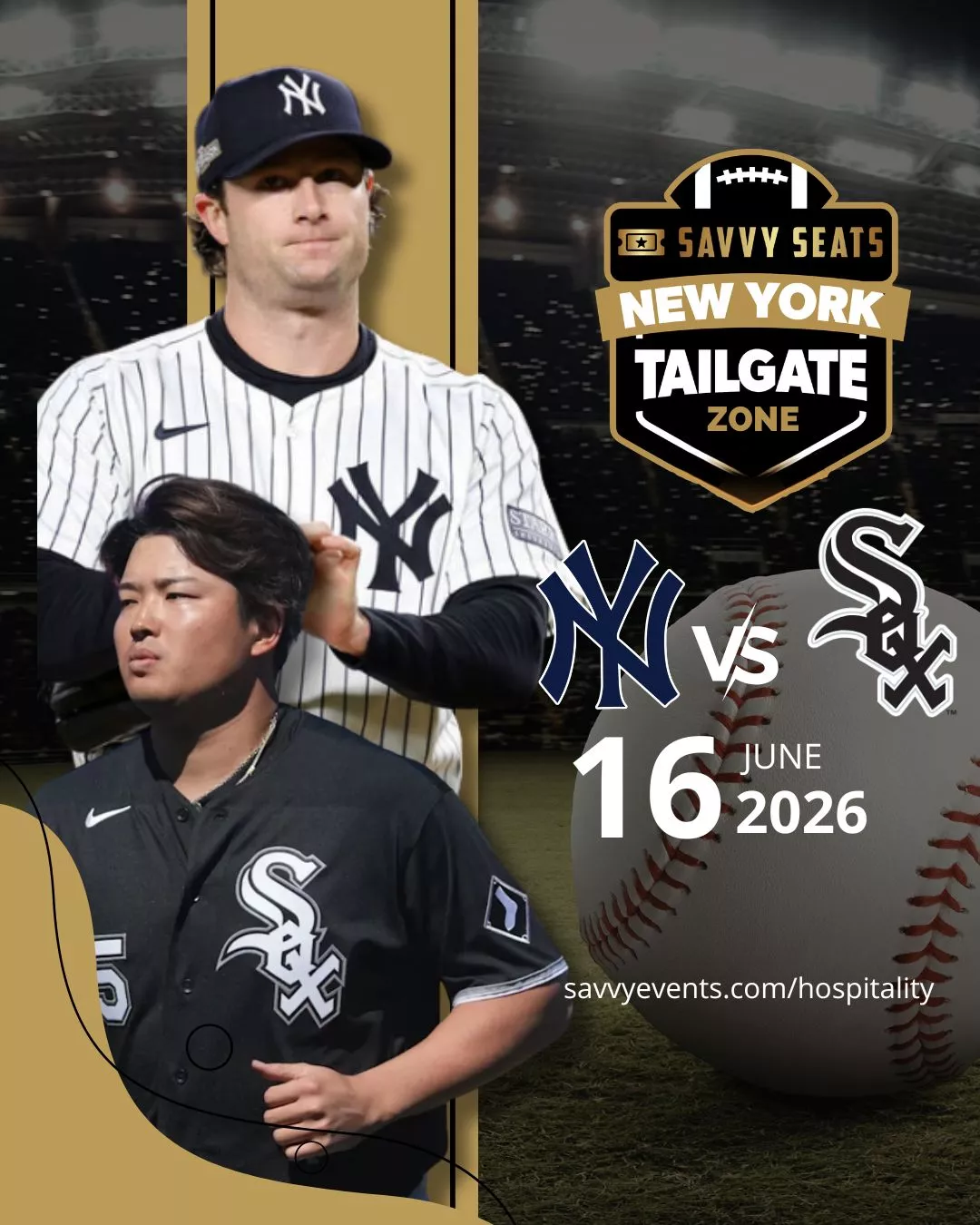 Get information & buy tickets toYankees vs White Sox Savvy Seats Fan Zone on Jun 16, 15:30 @Lot Below Major Deegan | Savvy Seats Hospitality | hospitality