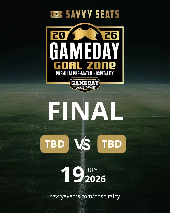 Get Information and buy tickets to 2026 Savvy Seats Gameday Goal Zone Final on Savvy Seats