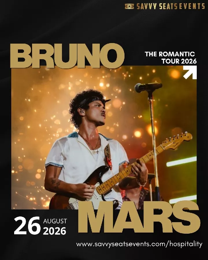Get Information and buy tickets to Bruno Mars The Romantic Tour 2026 on Savvy Seats