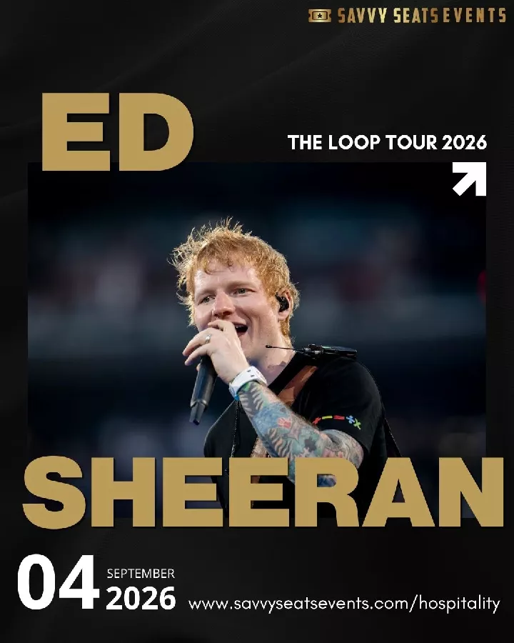 Get Information and buy tickets to Ed Sheeran The Loop Tour 2026 on Savvy Seats