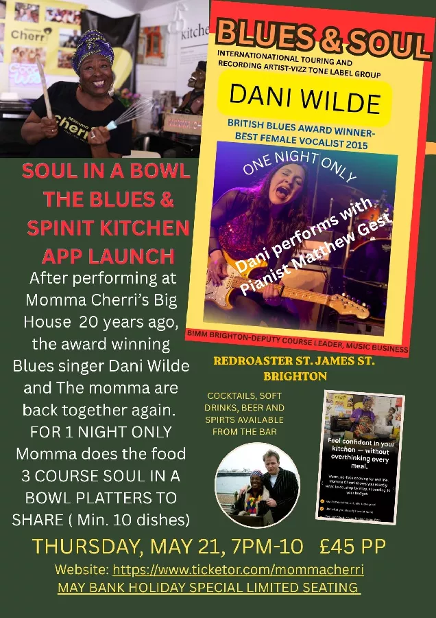 Get Information and buy tickets to Blues & Soul with Momma Cherri & Dani Wilde on Momma Cherri