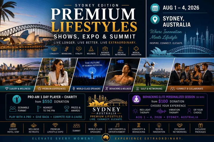 Longevity, Homes & Lifestyles, Golf & Shopping Festival – Sydney Edition