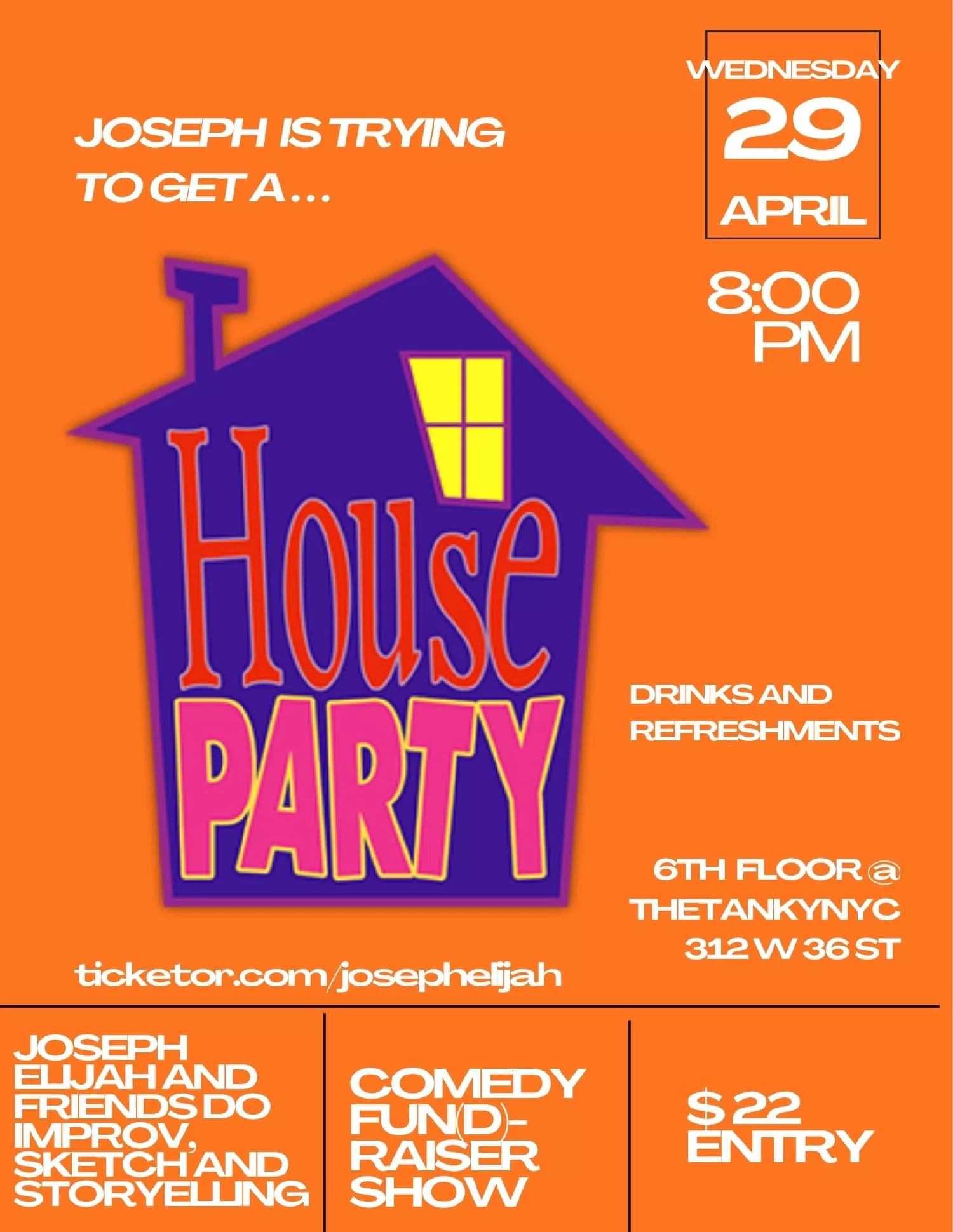 Joseph Elijah Is Trying To Get A House Party image