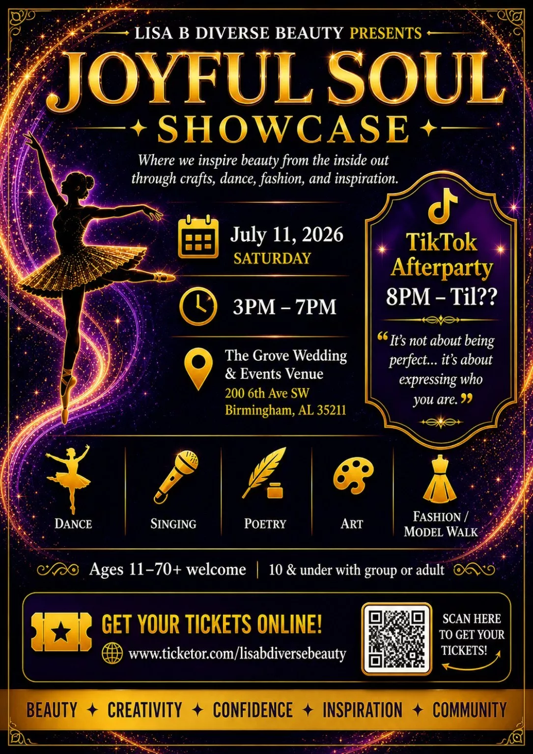 Lisa B Diverse Beauty Presents : Joyful Soul Showcase image