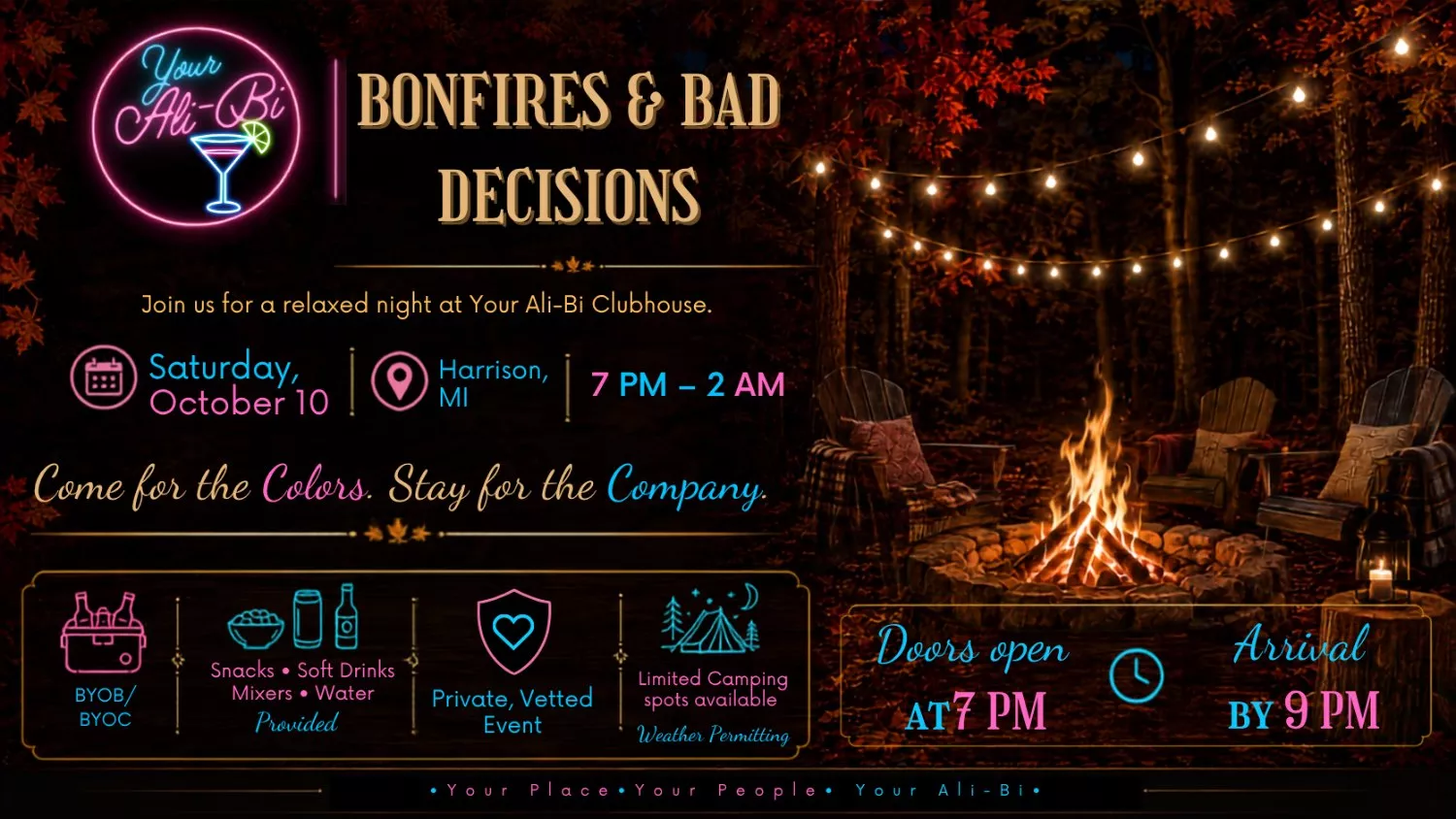 BONFIRES AND BAD DECISIONS image