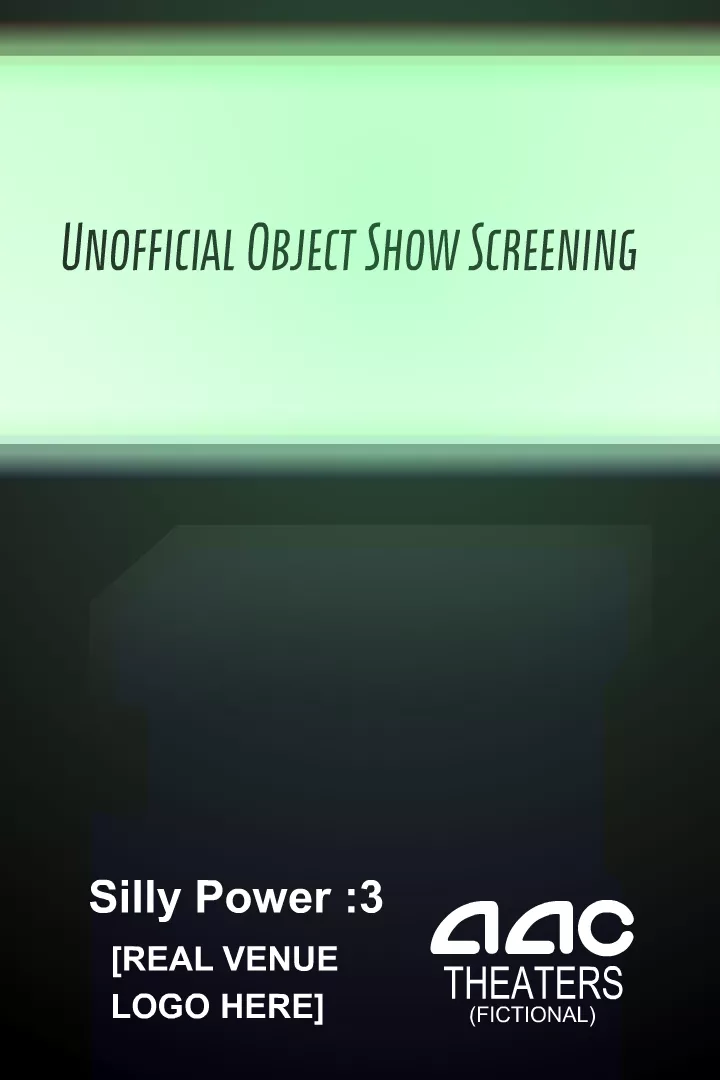 Unofficial Object Show Screening image