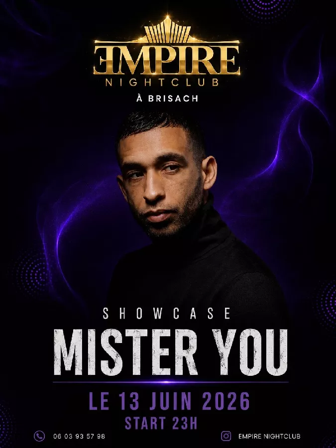 Obtenez des informations et achetez des billets pour Showcase Mister you  sur Empire NIGHTCLUB