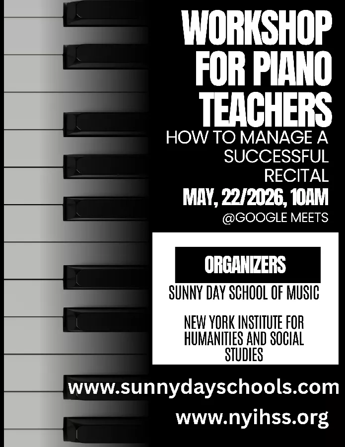 Professional development workshop for piano teachers