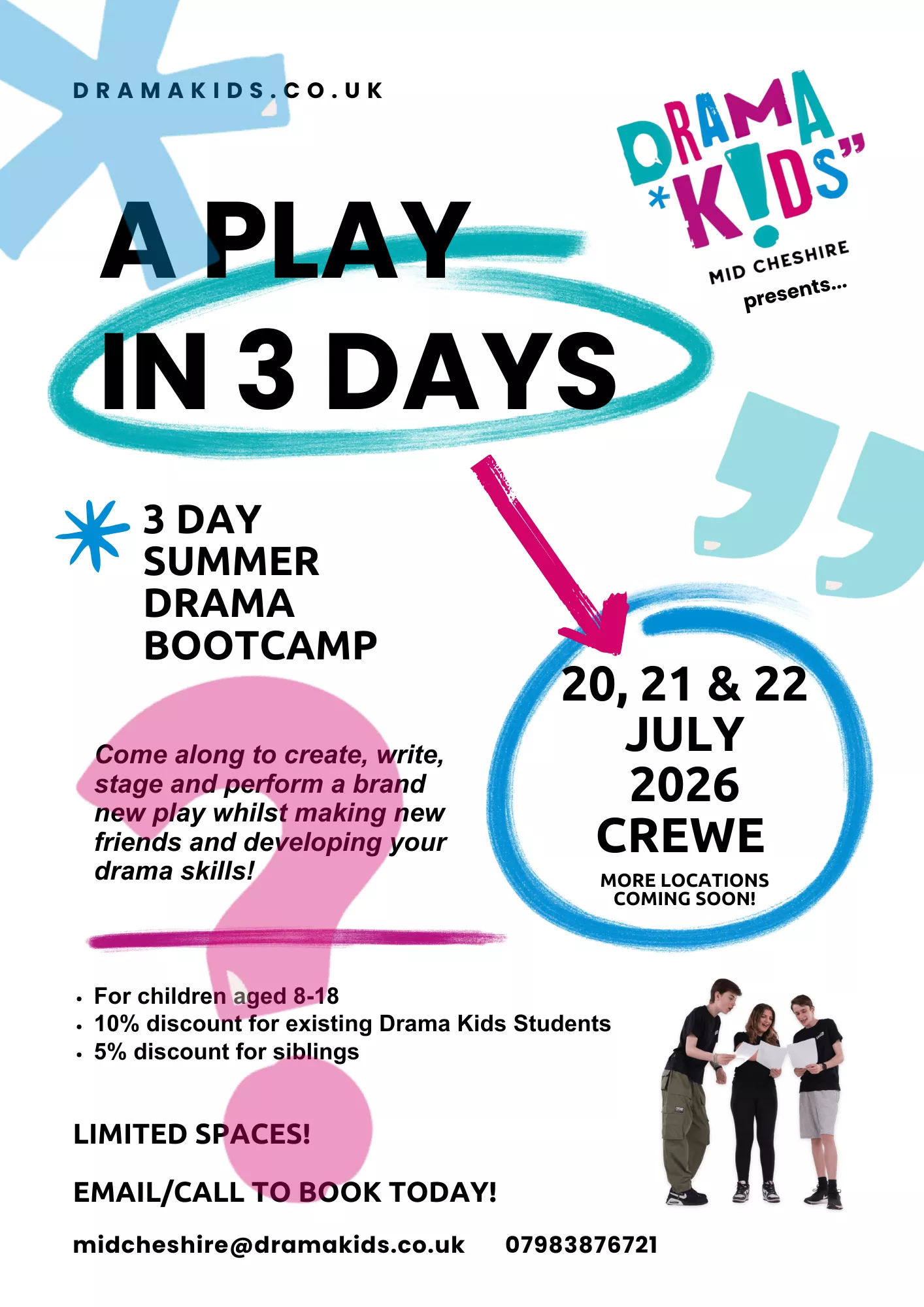 A Play In Three Days! image