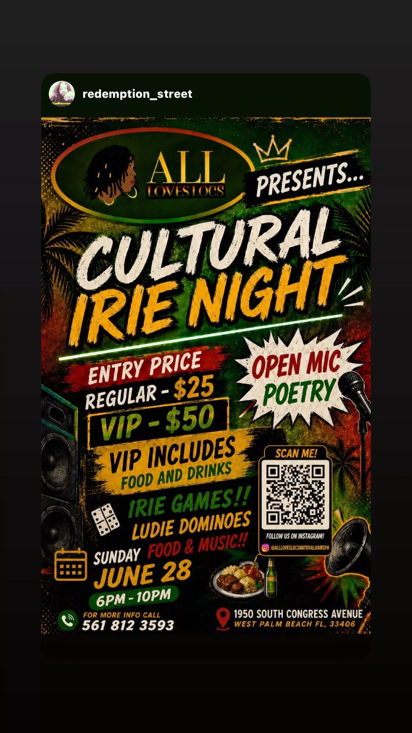 Allloveslocs Cultural Irie night image
