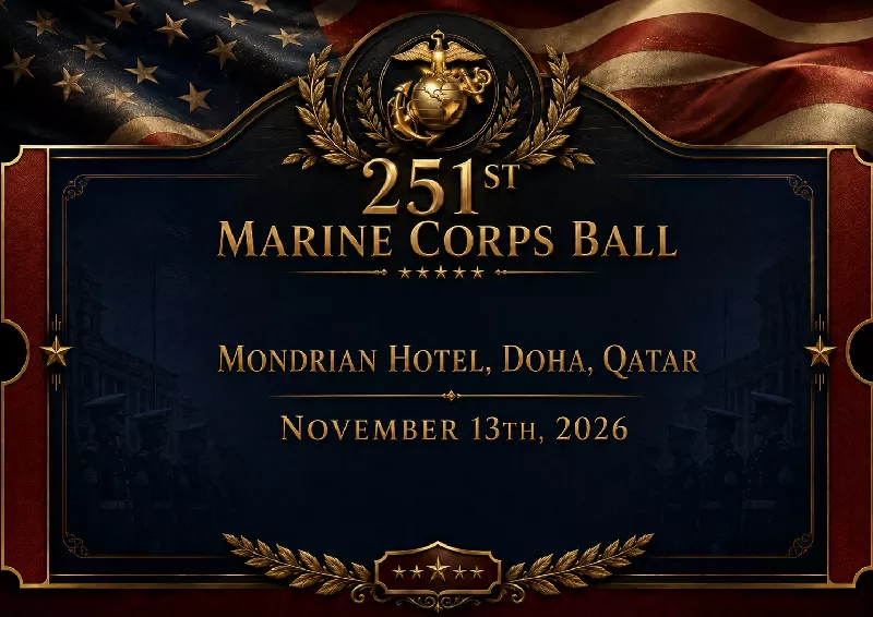 251st Marine Corps Ball - Mondrian, Doha