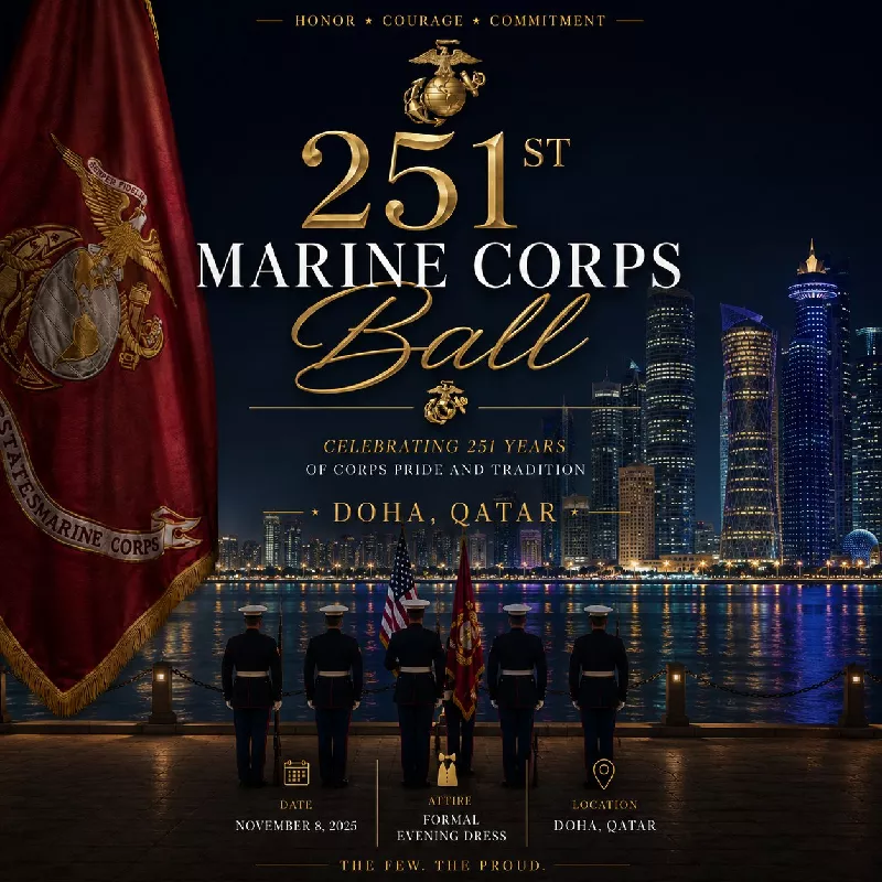 251st Marine Corps Ball - Doha