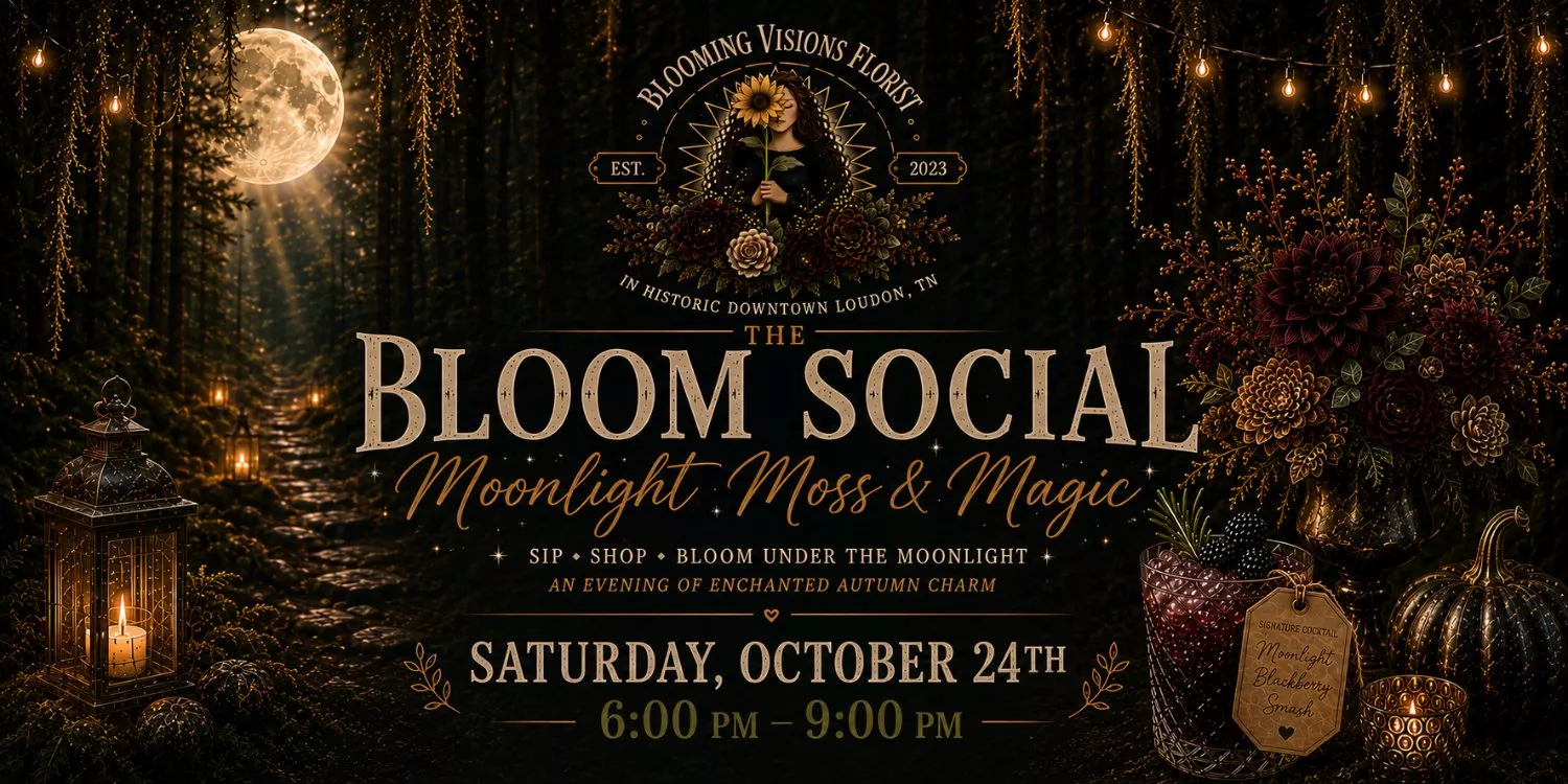 Get information & buy tickets toThe Bloom Social  on Oct 24, 18:00 @Blooming Visions Florist | Blooming Visions Florist