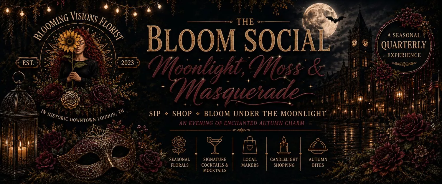 Get information & buy tickets toThe Bloom Social  on Oct 24, 18:00 @Blooming Visions Florist | Blooming Visions Florist