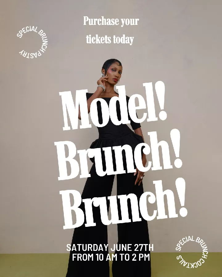 Model and Brunch