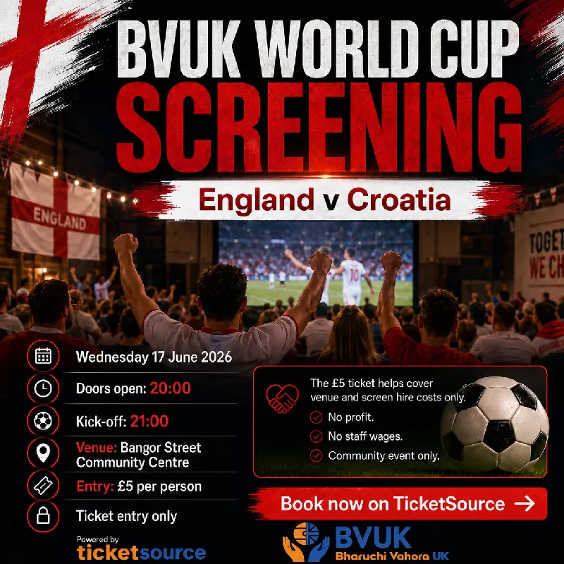 BVUK World Cup Screening, England v Croatia