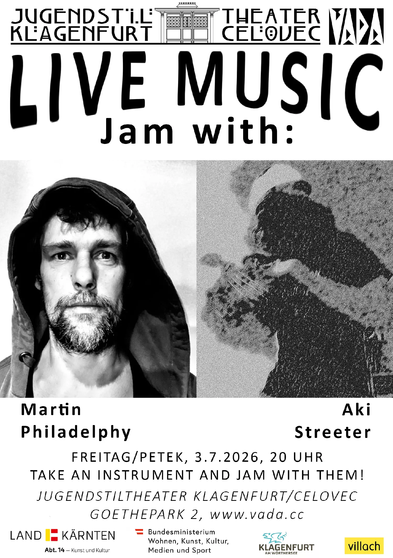 Jam With Martin Philadelphy & Aki Streeter image