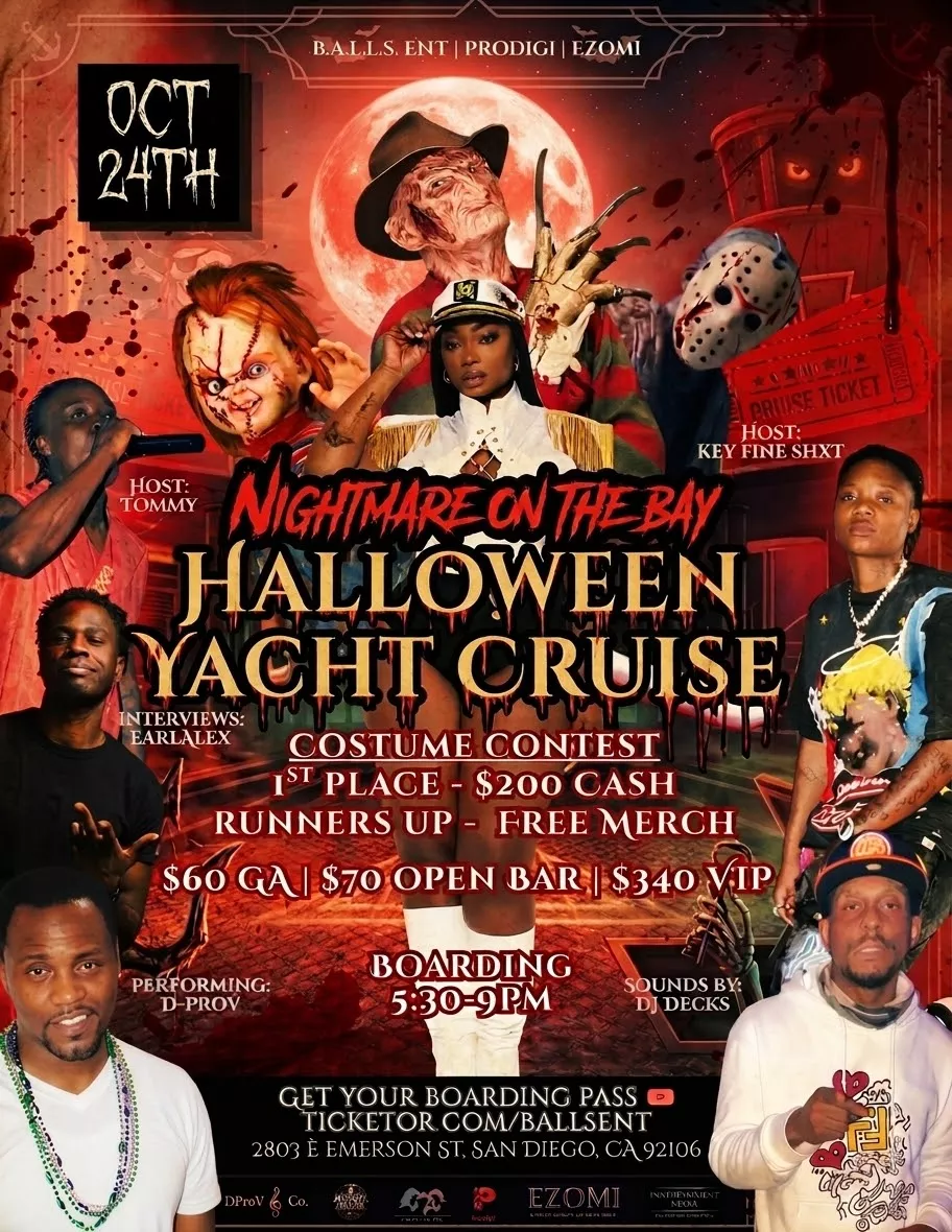 Obtenez des informations et achetez des billets pour Halloween Yacht Cruise  on oct. 24, 17:30 @Peregrine | Barrett All Live Lavish Social | ballsent