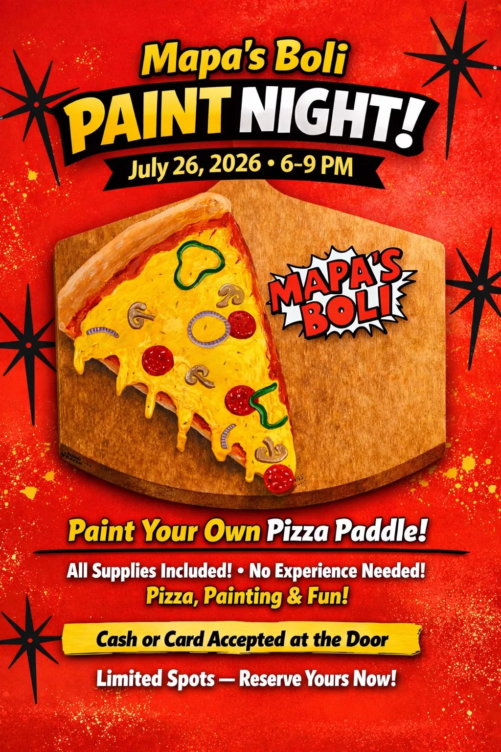 Mapa's Boli's Paint Night image