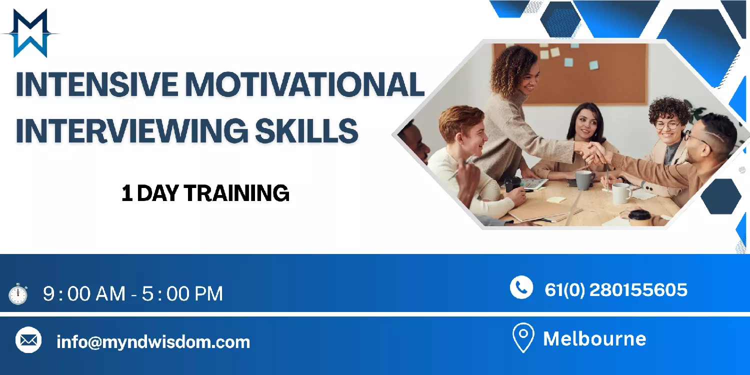 Intensive Motivational Interviewing Skills – 1 Day Training in Melbourne image