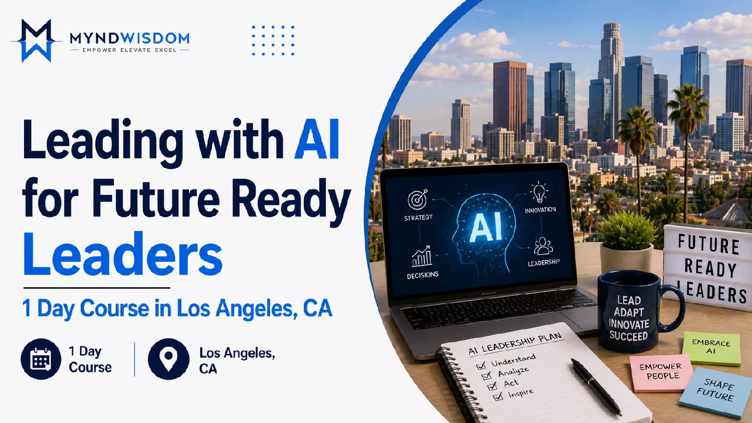 Leading with AI for Future Ready Leaders: 1 Day Course in Los Angeles, CA image