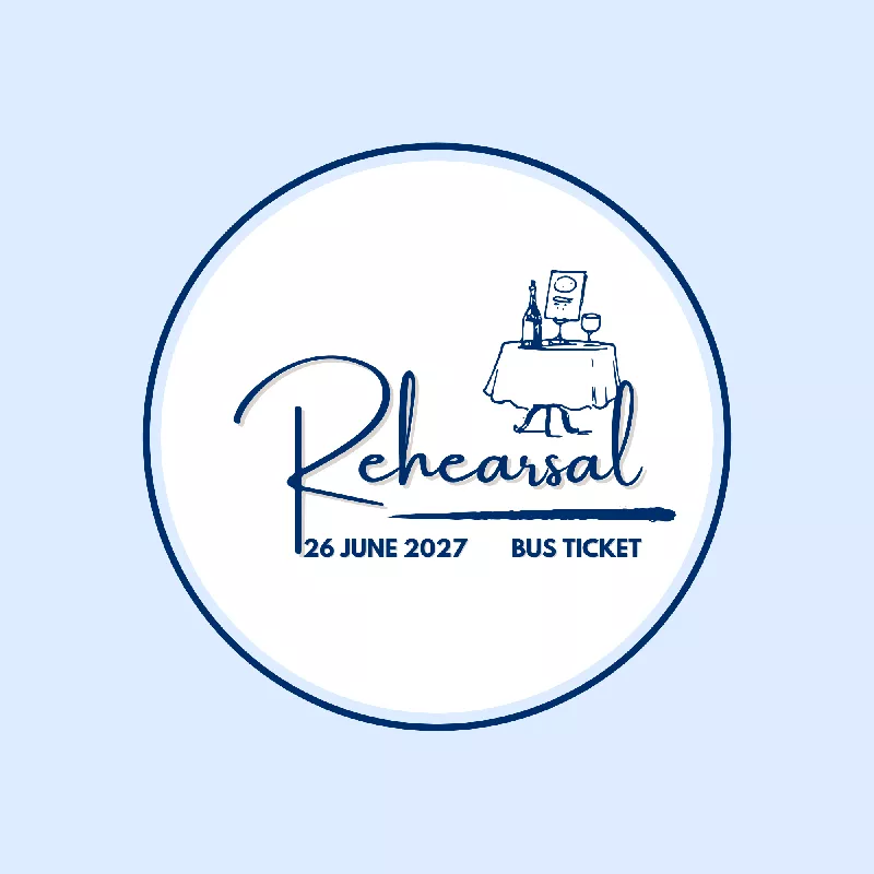 TIKET BAS REHEARSAL