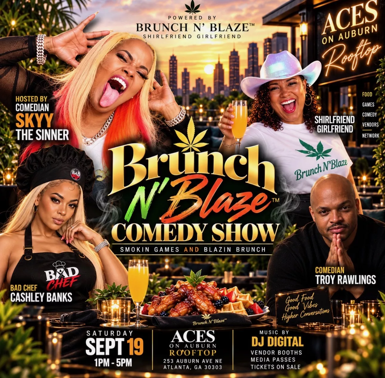 BrunchNBlaze Comedy Show
