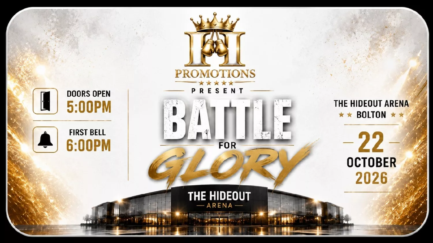 Get Information and buy tickets to Battle of Glory H Promotions on H promotions