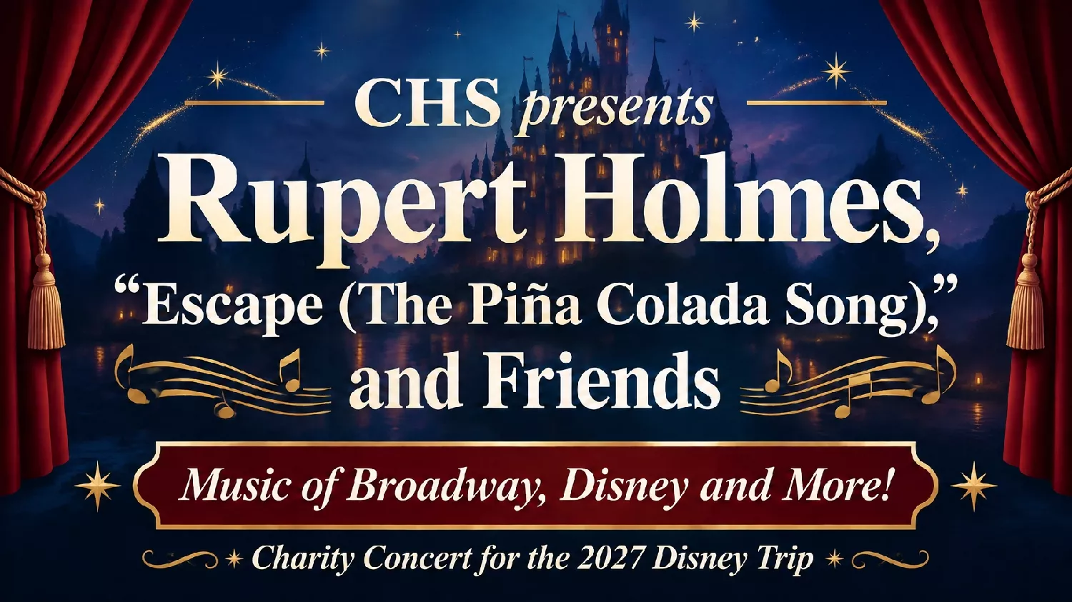 CHS presents Rupert Holmes,
