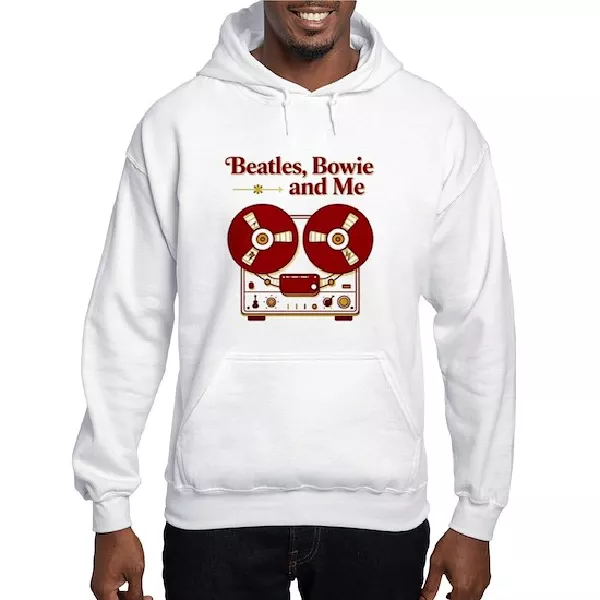 Beatles, Bowie &amp;amp; Me Hoodie White