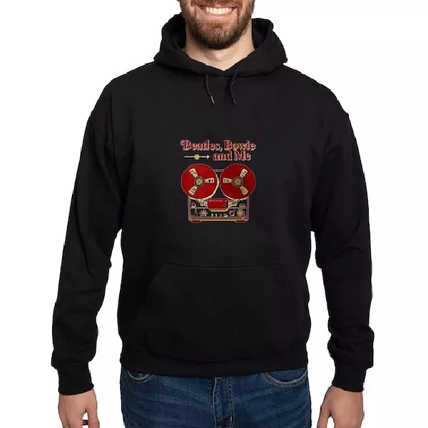 Beatles, Bowie &amp;amp; Me Hoodie Black