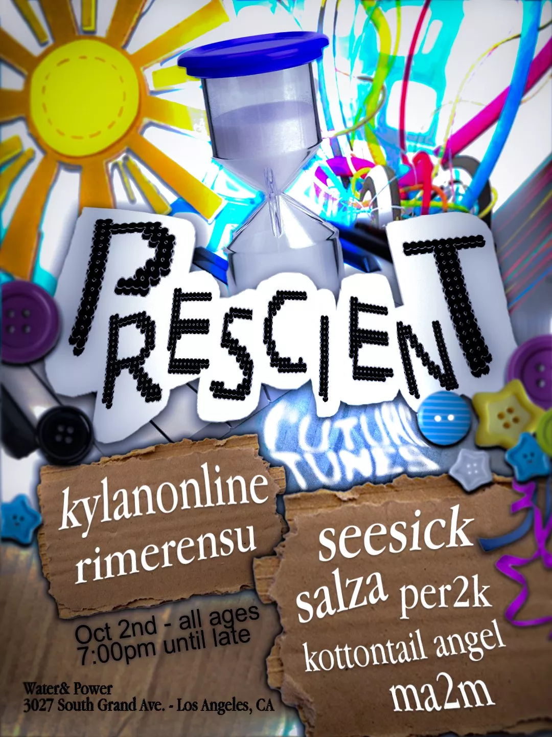 Get information & buy tickets toPrescient future memory on Oct 02, 19:00 @Water & Power | ethr