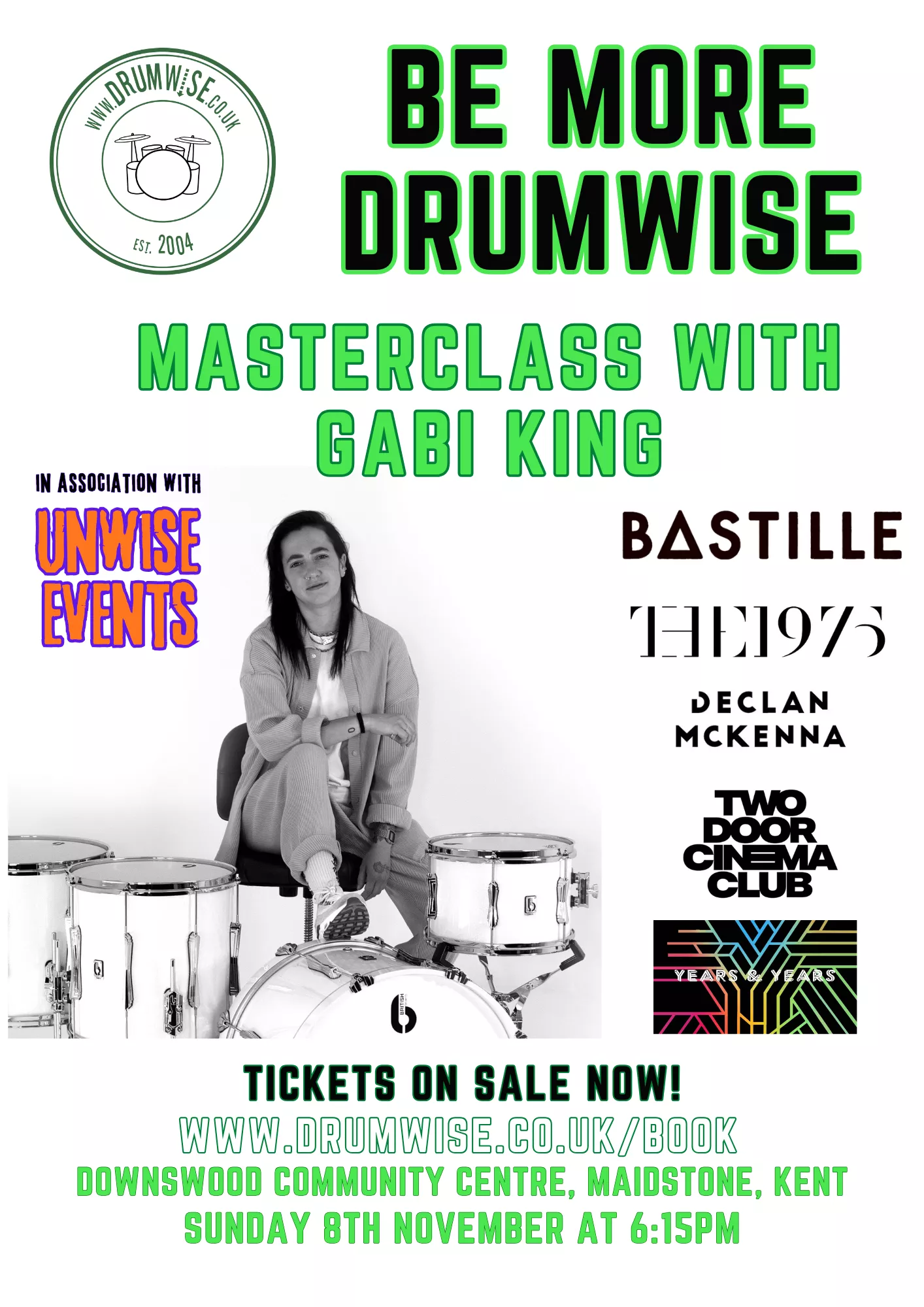 Be More DrumWise - Masterclass With Gabi King