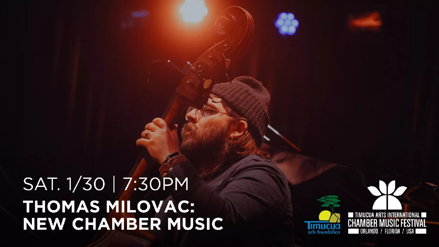 Get information & buy tickets toInternational Chamber Music Festival: Thomas Milovac – New Chamber Music January 30, 2027 at 7:30 PM on Jan 30, 19:30 @Orlando White House
