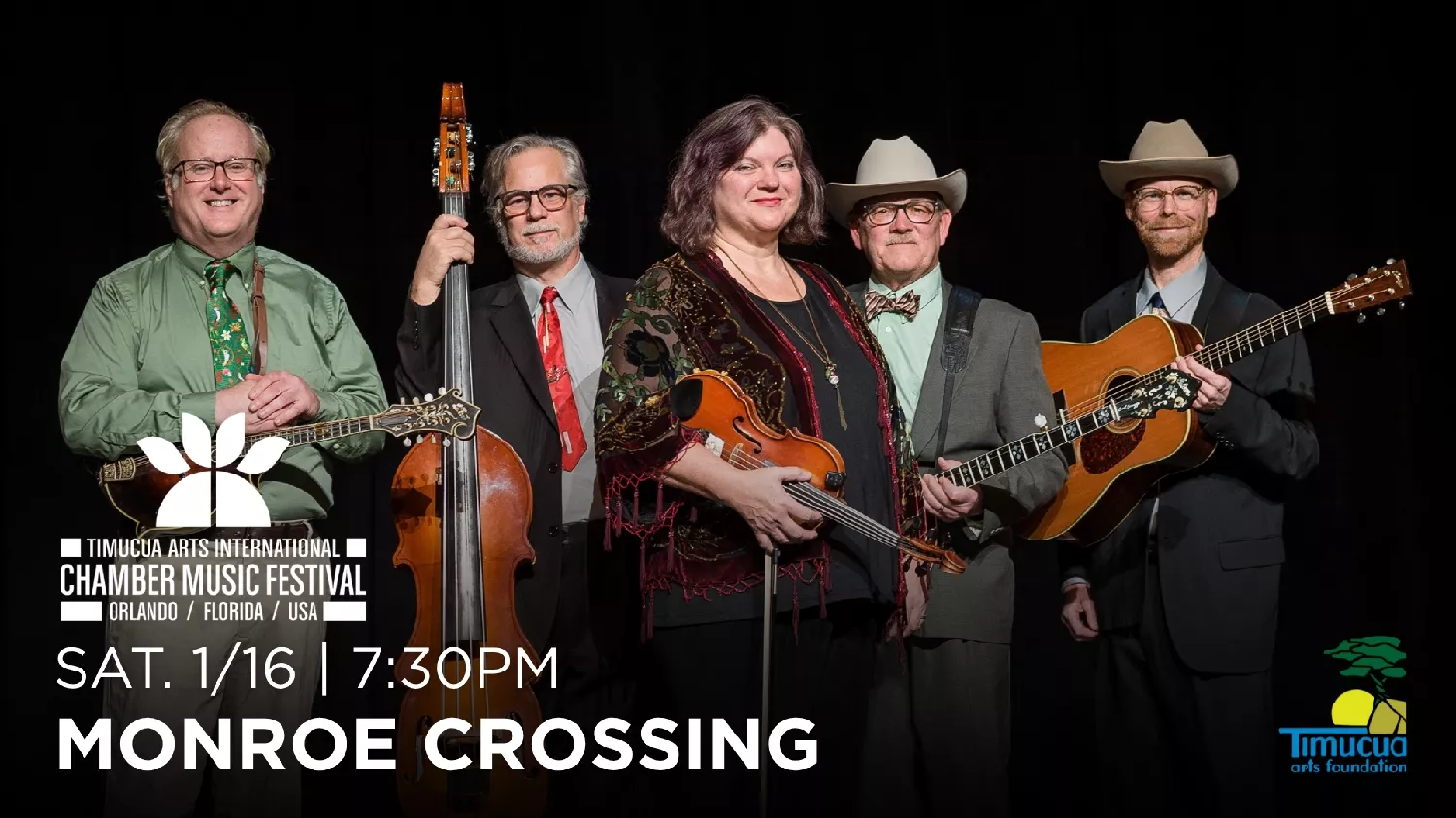 Get information & buy tickets toInternational Chamber Music Festival: Monroe Crossing, Americana (VIRTUAL) DIGITAL ADMISSION on Jan 16, 19:30 @the Orlando white house