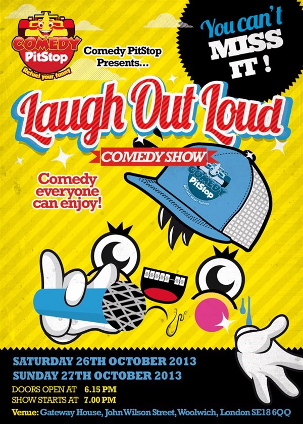 Get Information and buy tickets to Laugh Out Loud Comedy Show  on Comedy PitStop