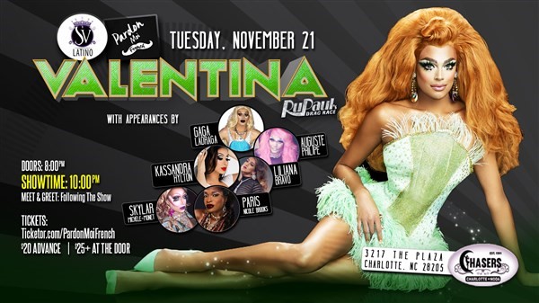 Get Information and buy tickets to Valentina in Charlotte Valentina & special guests on Pardon Moi French