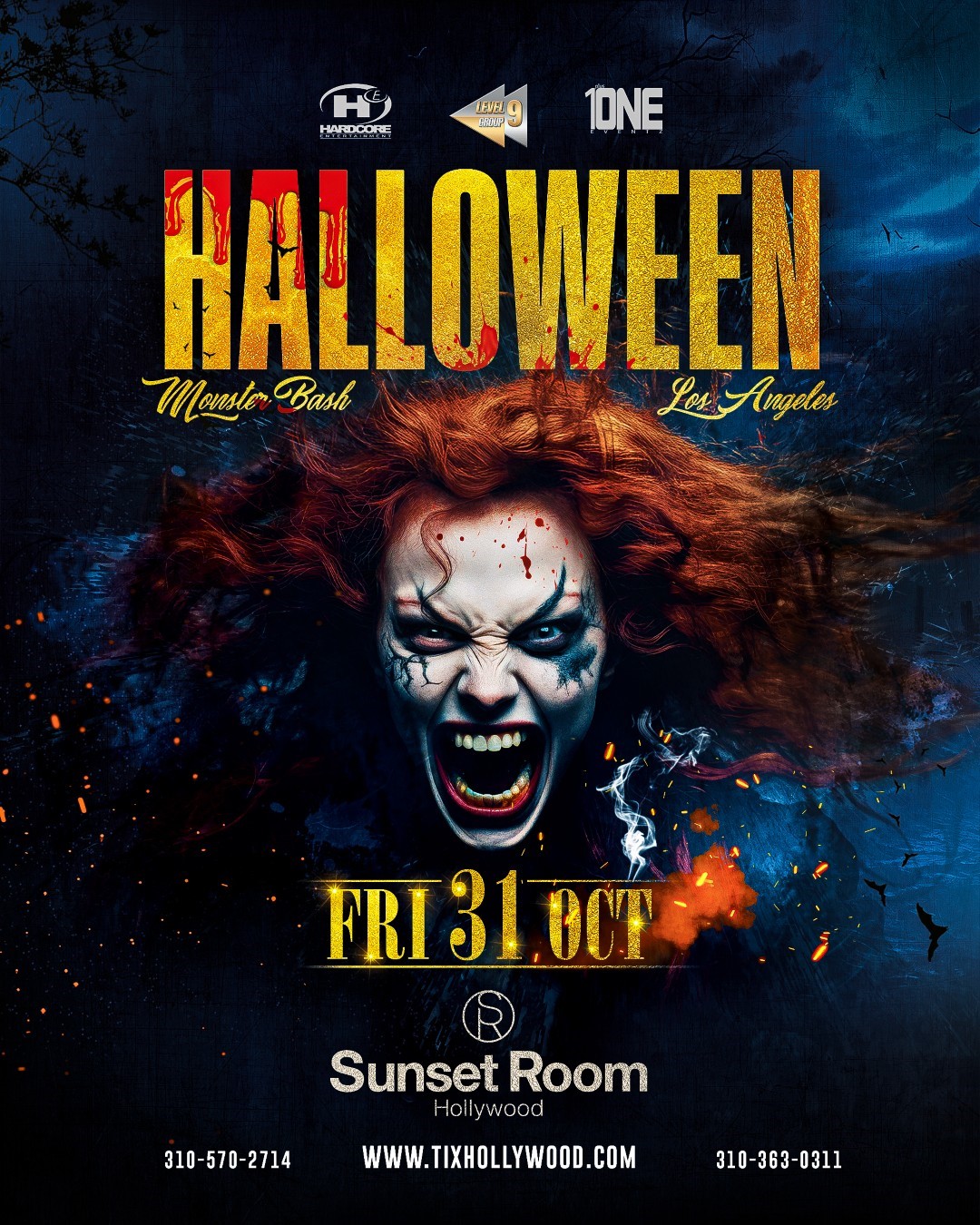 Get information & buy tickets toHalloween Monster Bash 2025 @ SUNSET ROOM Friday, October 31st, 2025 on Oct 31, 22:00 @Sunset Room | HARDCORE & PLUS ONE