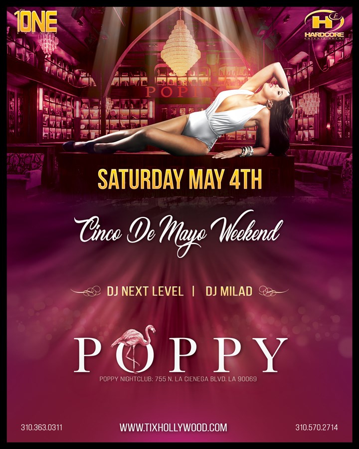 Get Information and buy tickets to Sensual Saturday Party @ POPPY Nightclub Saturday, May 4th, 2019 on HARDCORE & PLUS ONE
