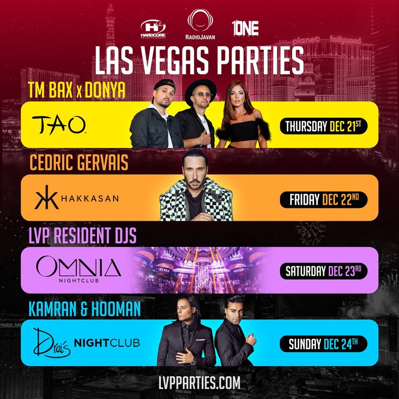 Get Information and buy tickets to LAS VEGAS PARTIES 2023 - LVPPARTIES.COM (DECEMBER 21,22,23,24) on HARDCORE & PLUS ONE