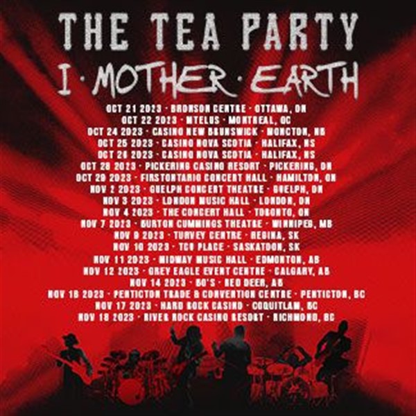 Tea Party / I Mother Earth (NO MINORS) on Nov 09, 19:00@TURVEY Center - Buy tickets and Get information on Turvey Convention Center 